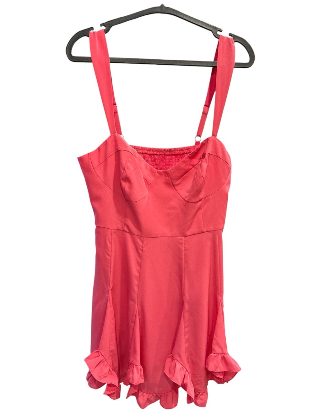 Hutch Pink Scallop Hem Fit and Flare Mini Dress - Picture 4 of 10